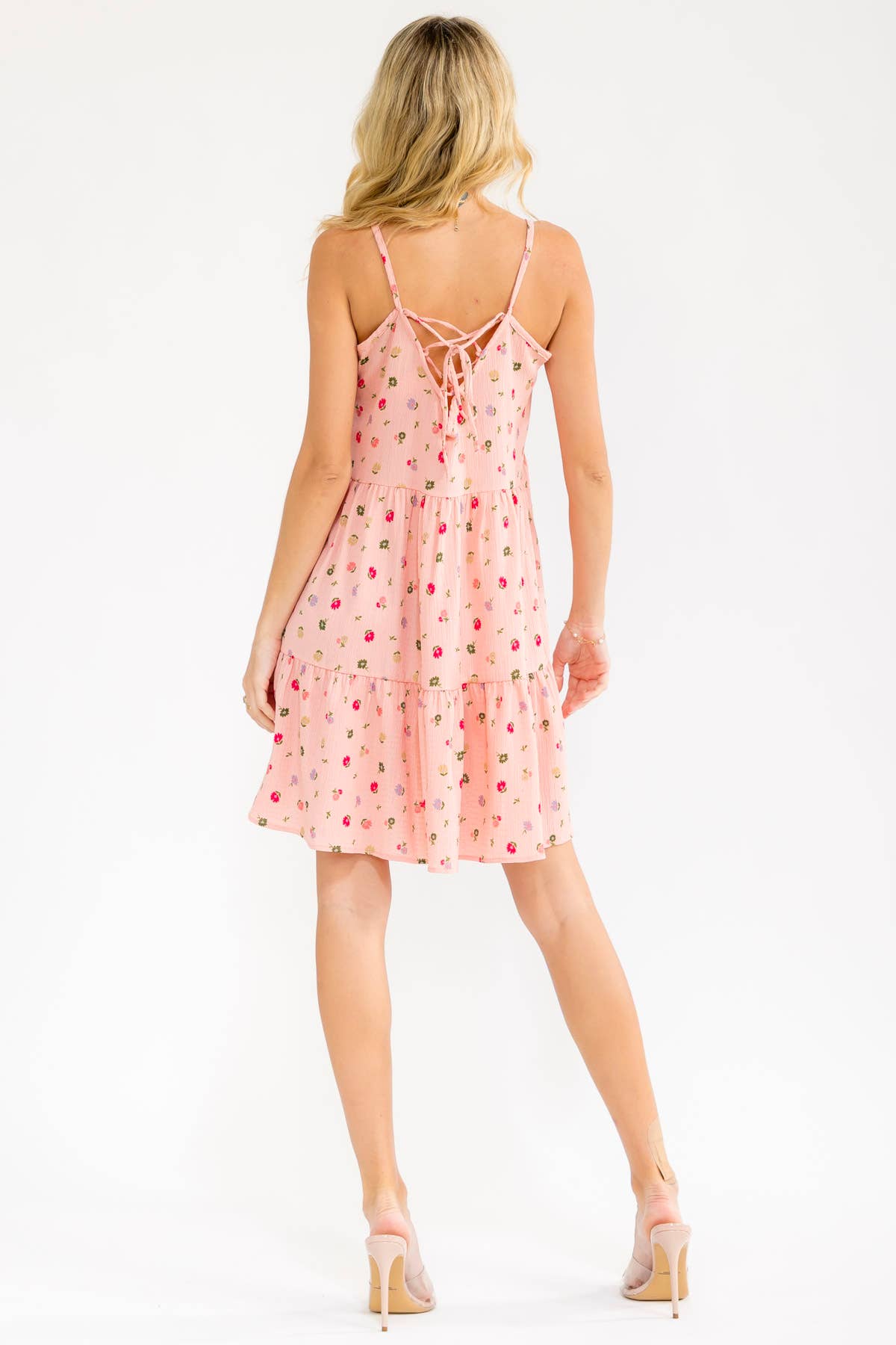 Kristy Floral Tiered Cami Mini Dress