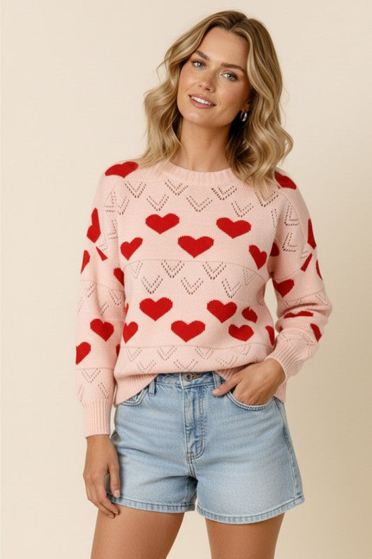 Healing Love Blush Sweater