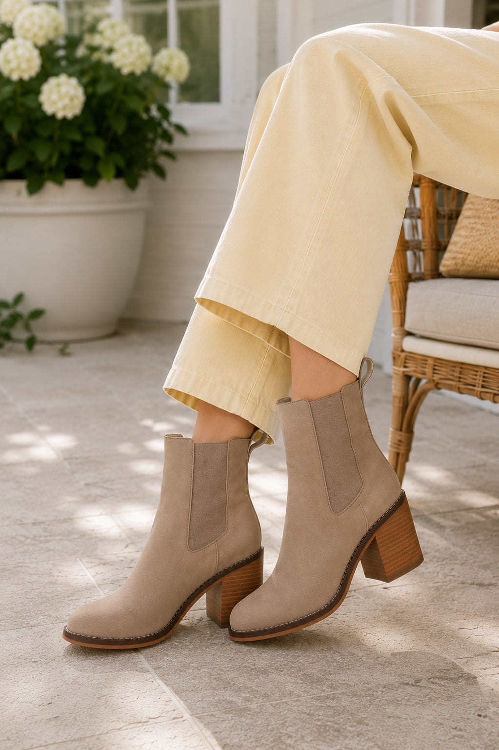 Dakota Cedar Wood Bootie