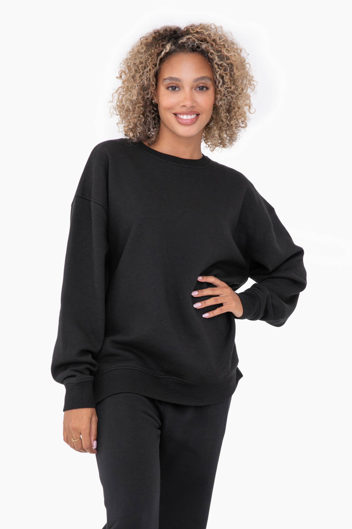 Snuggle Me Oversized Fleece Sweatshirt