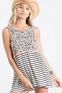 Wild Thing Animal Print Sleeveless Top