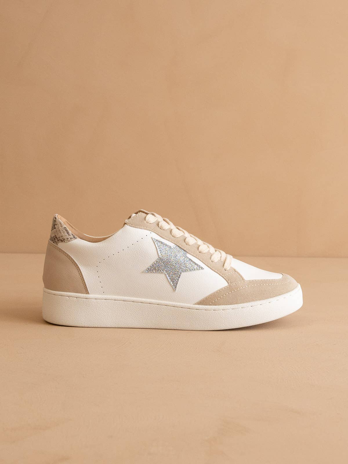 Irene Taupe Star Sneaker