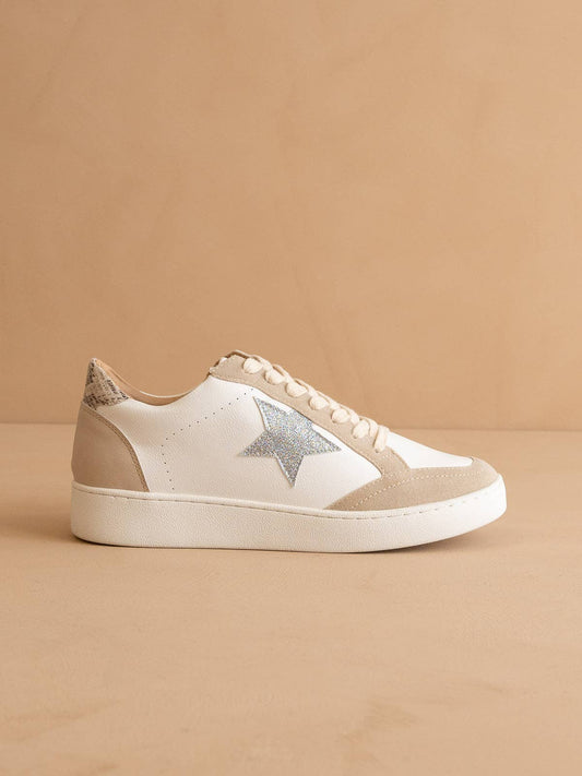 Irene Taupe Star Sneaker