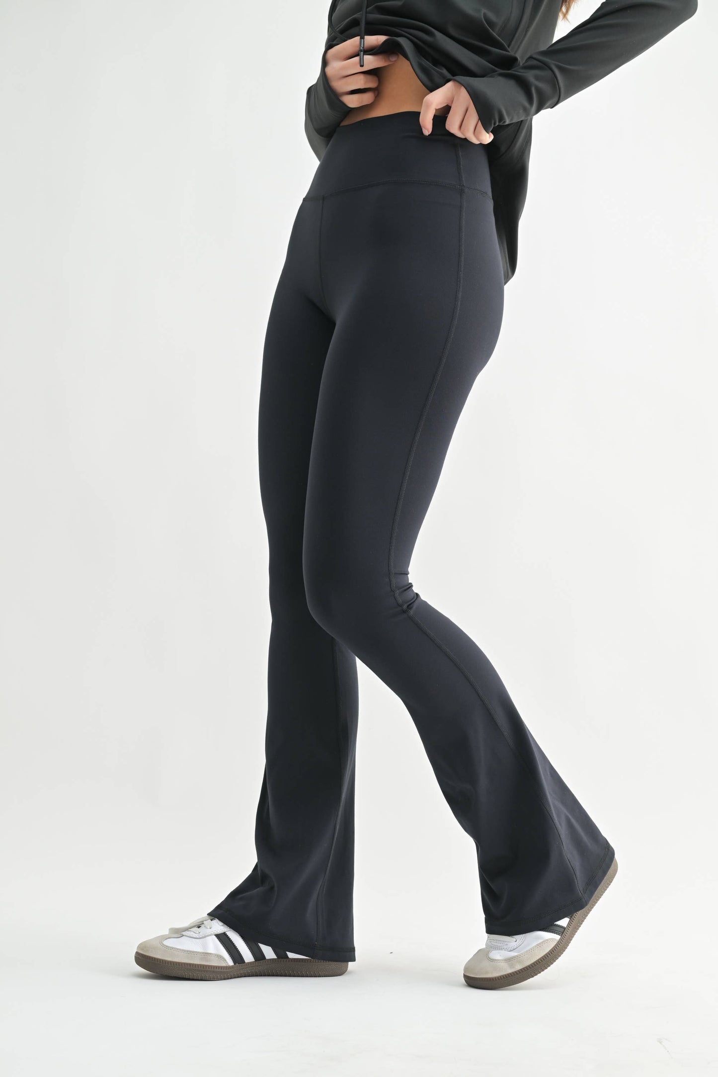 Venice Straight High-Waist Flare Legging