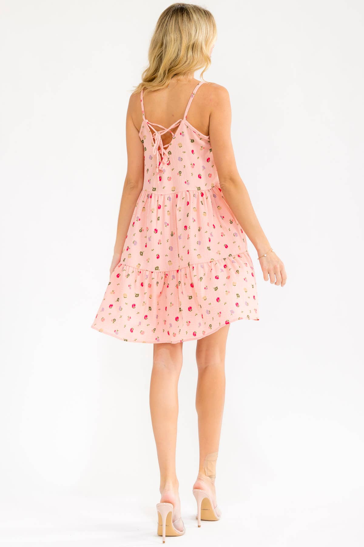 Kristy Floral Tiered Cami Mini Dress