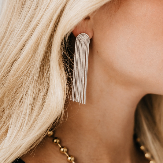 Dazzling Tassel Earrings