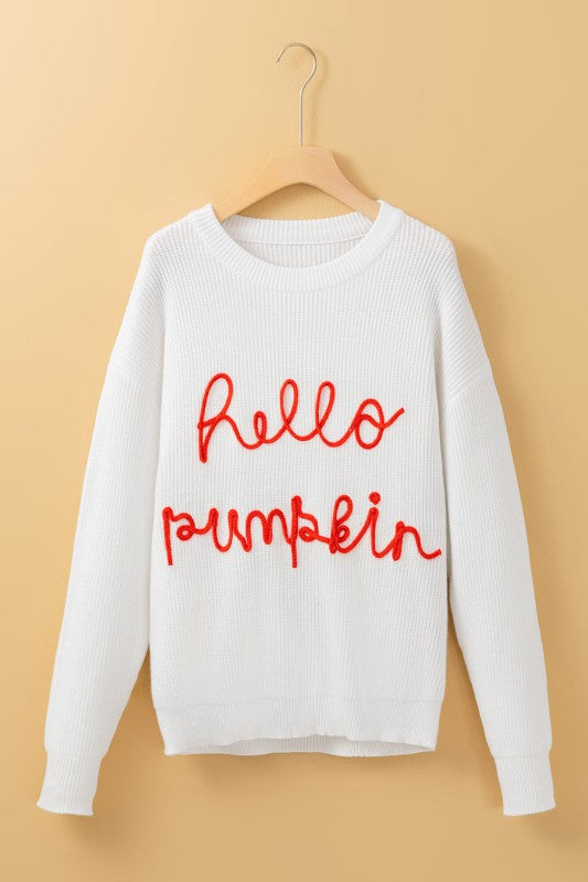 Hello Pumpkin Sweater