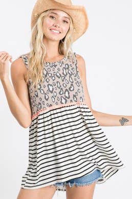 Wild Thing Animal Print Sleeveless Top