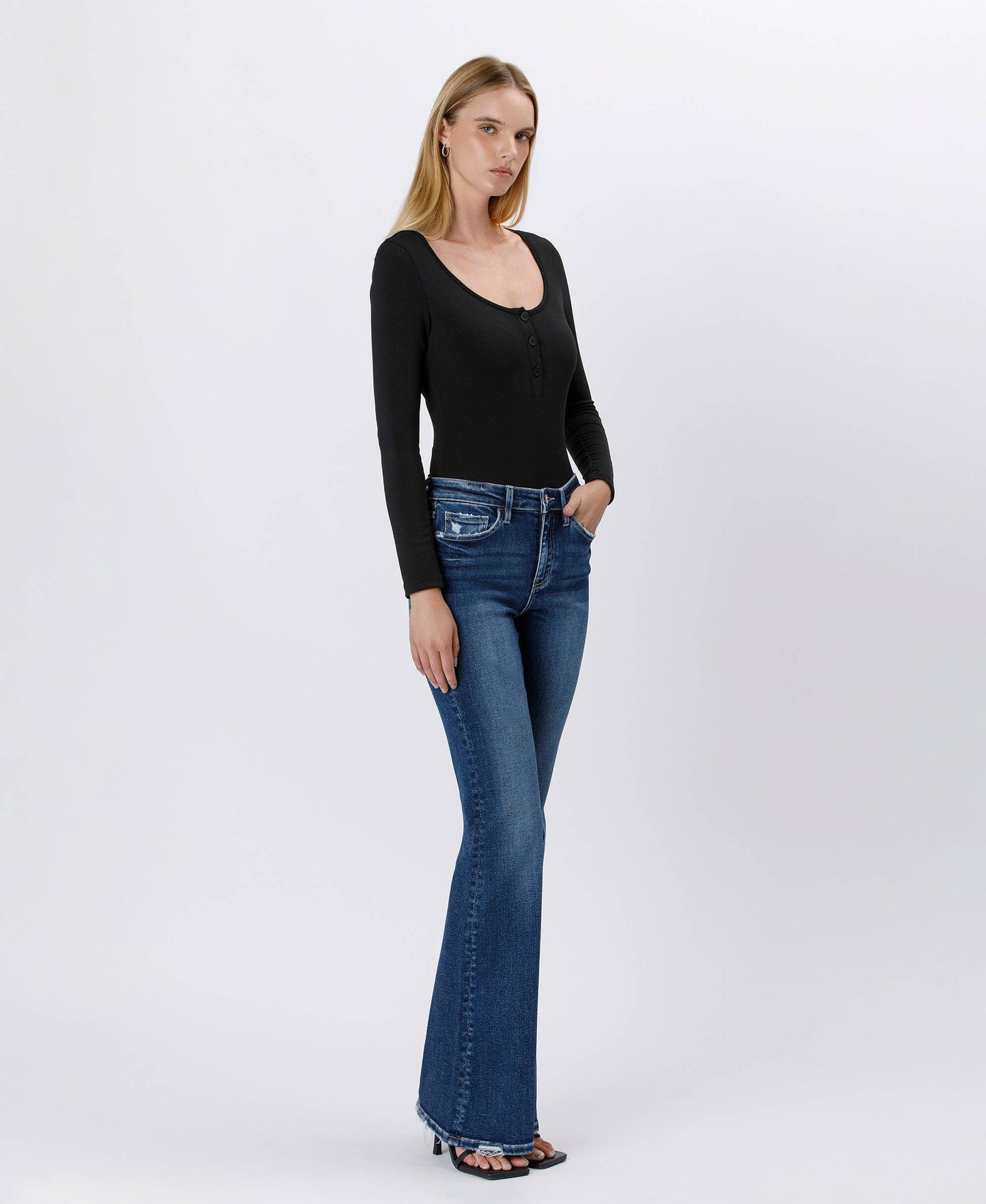Lovervet Haven High Rise Flare Jeans