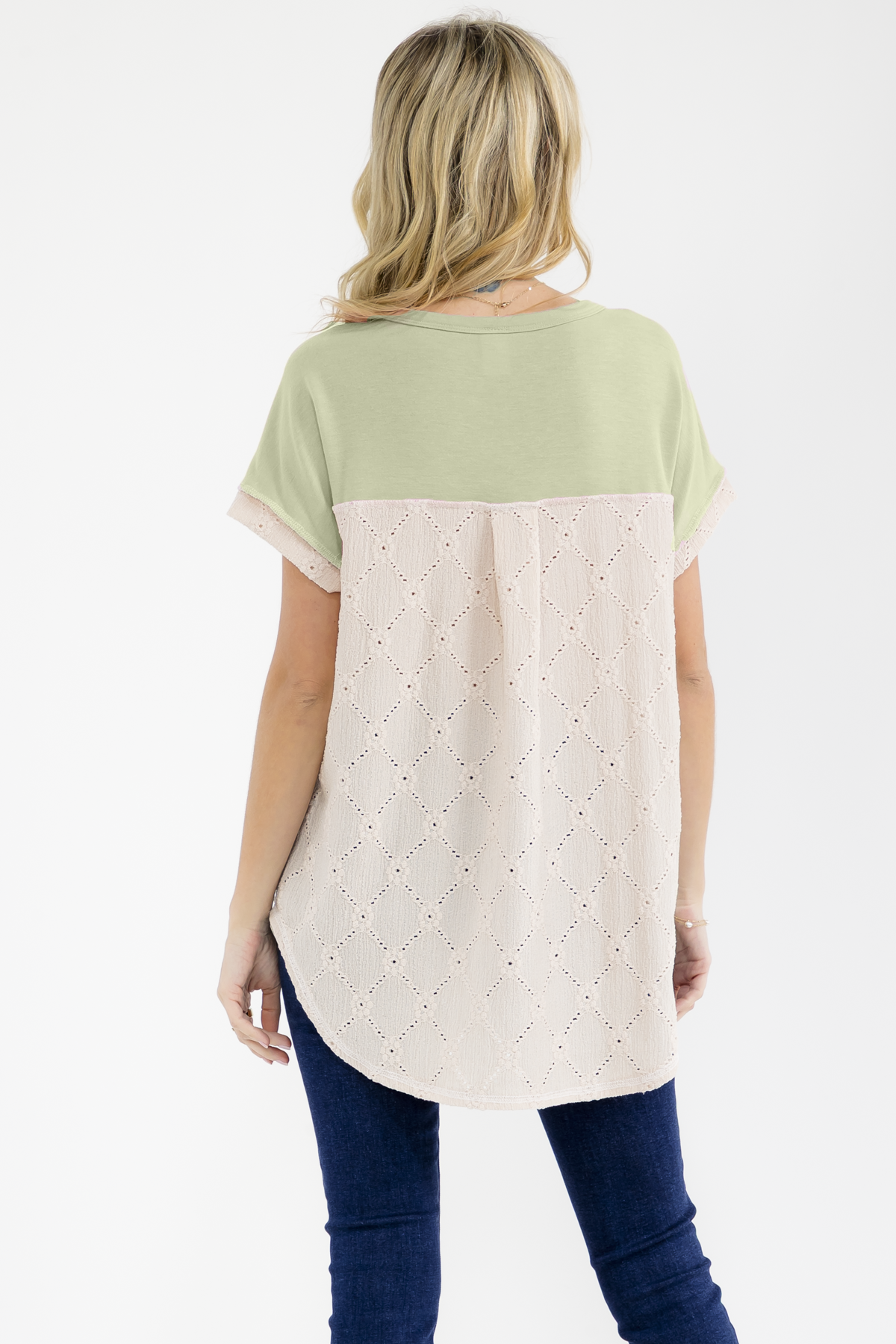 Amelia Waffle Knit Henley Top