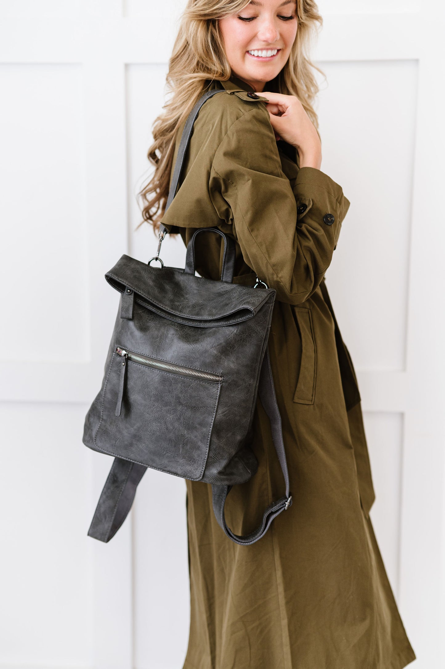 Frankie Fold Over Backpack