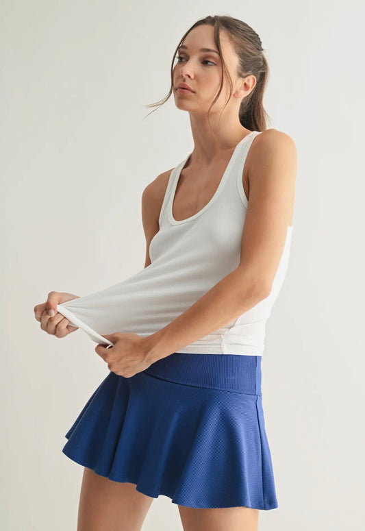 Simone Slim Fit Scoop Neck Tank Top