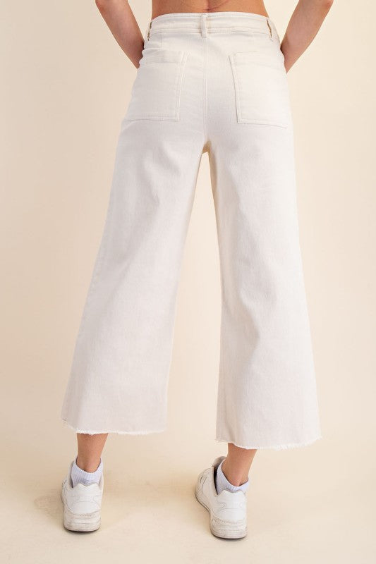 Macey Wide Leg Ankle Pants