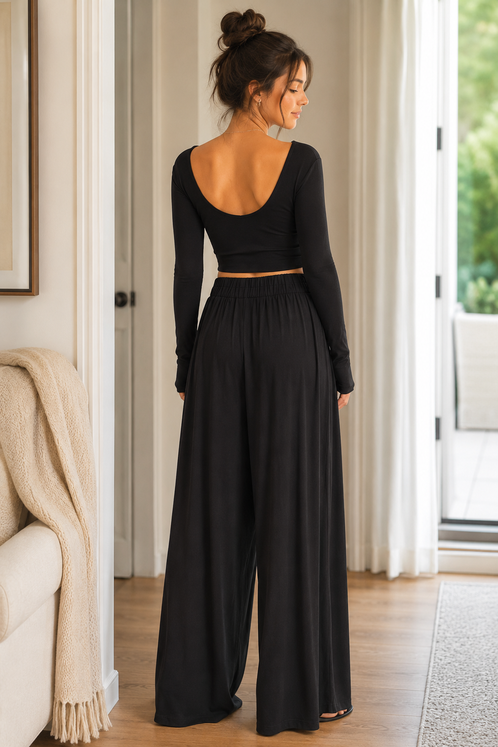 Staying In Long Sleeve Lounge Set