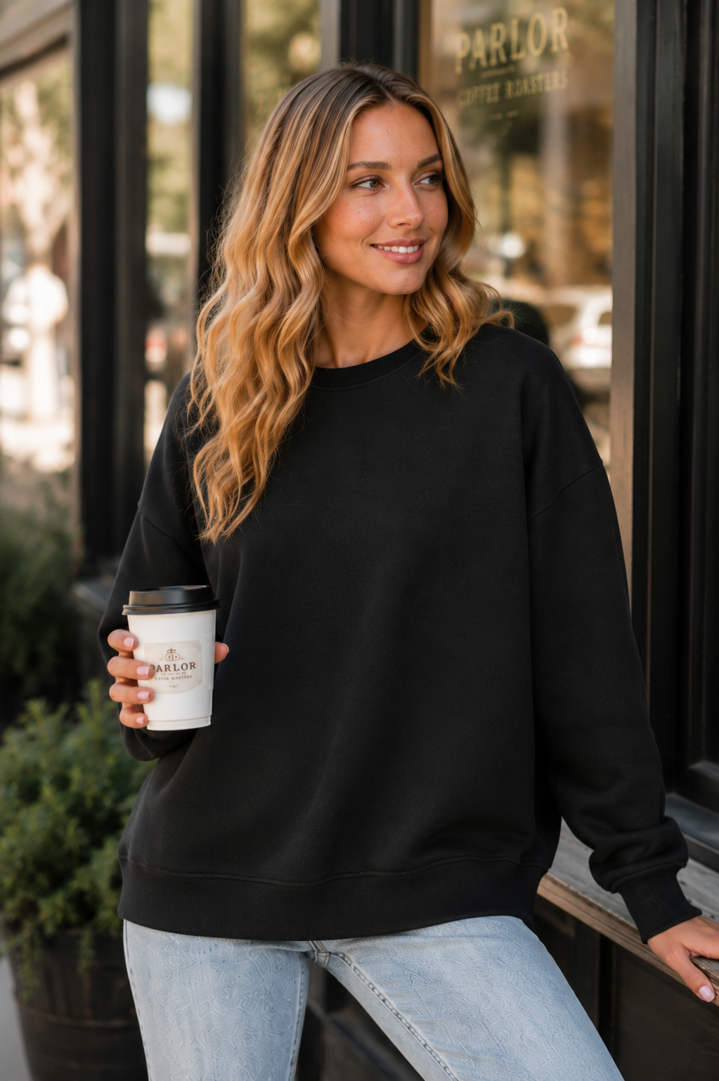 Snuggle Me Oversized Fleece Sweatshirt