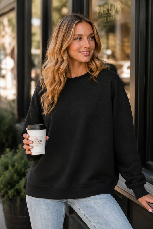 Snuggle Me Oversized Fleece Sweatshirt
