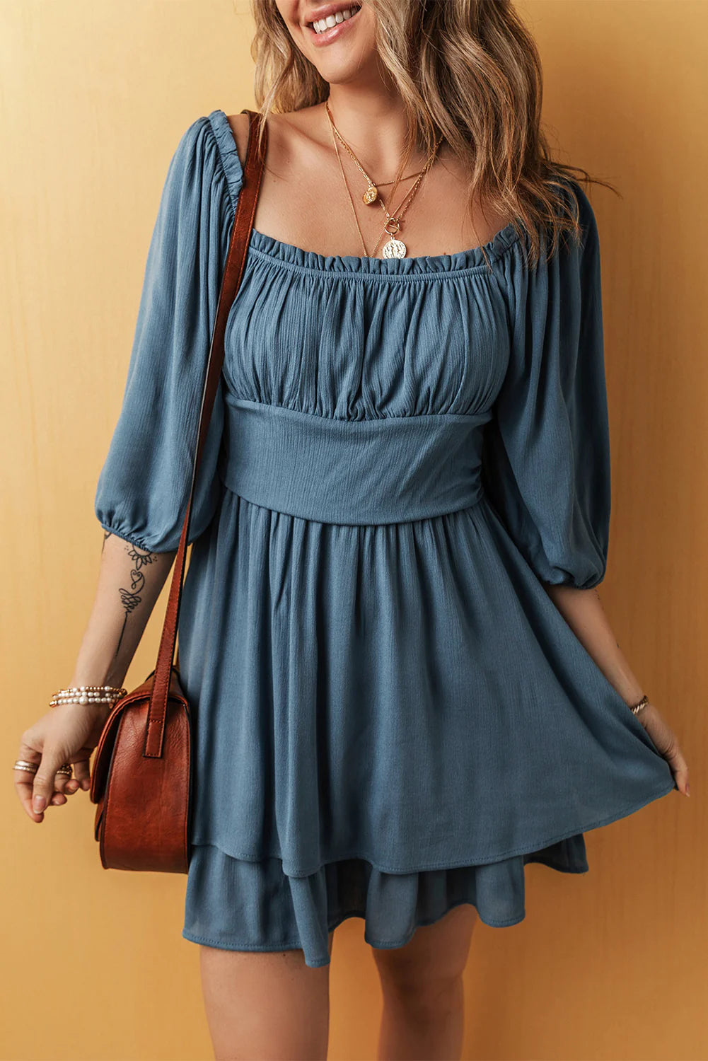 Save Me A Dance 3/4 Sleeve Dress