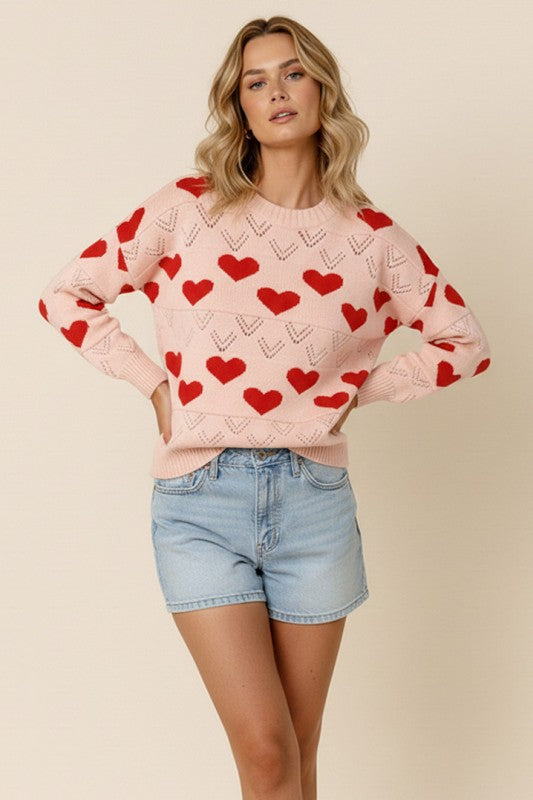 Healing Love Blush Sweater