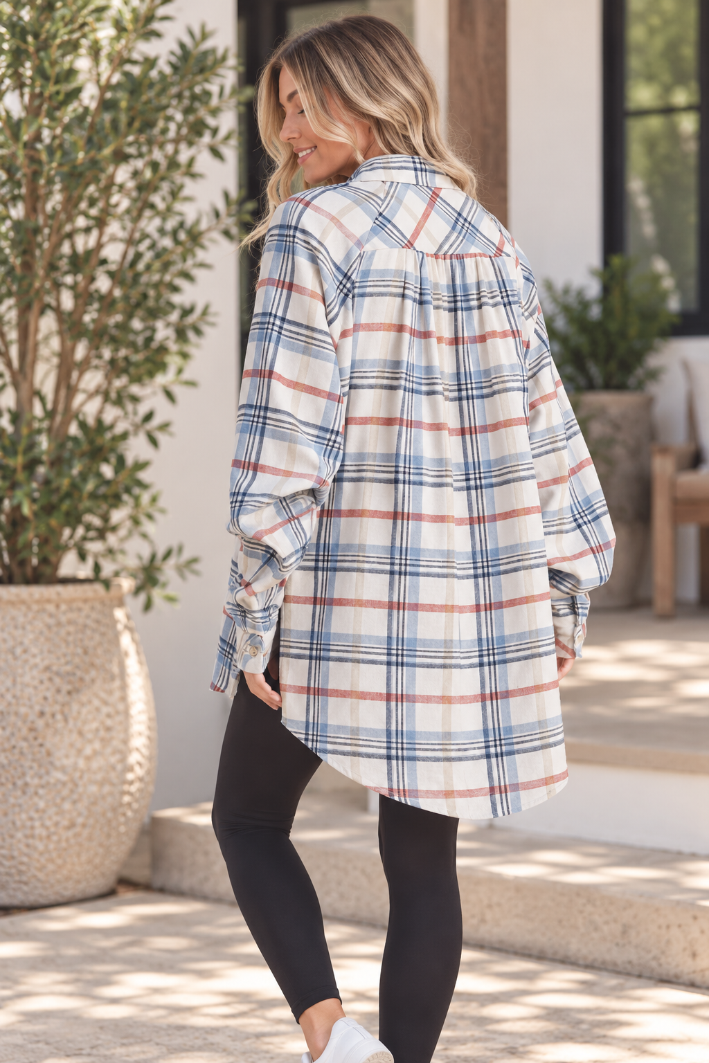 Aubrey Plaid Flannel Shirt