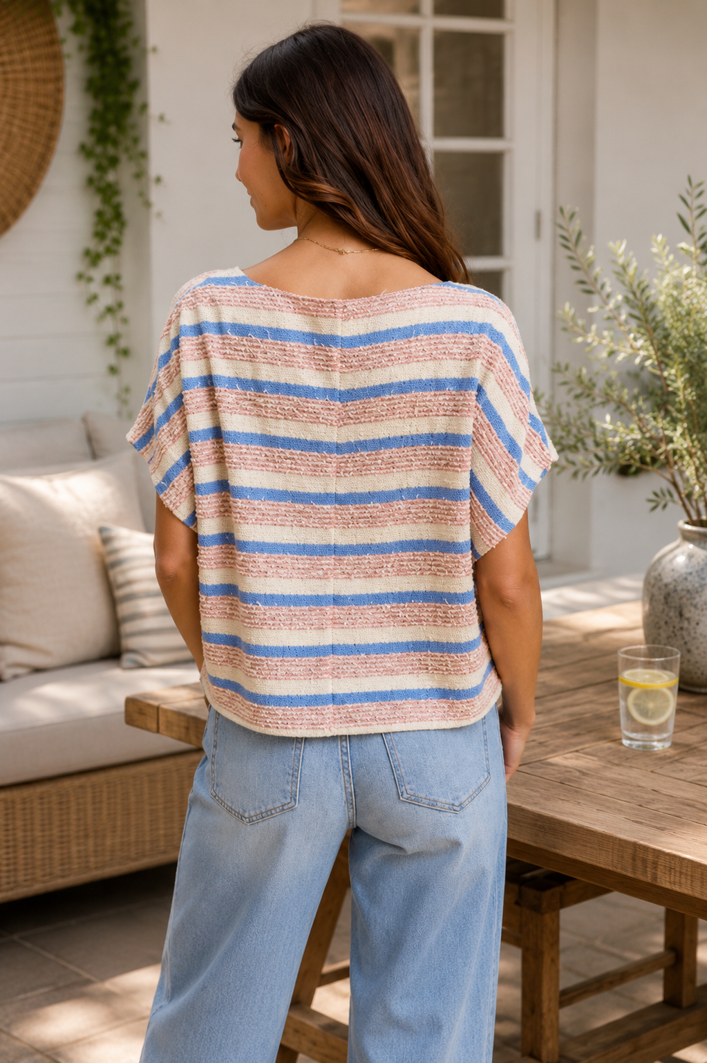 Striped Tweed Knit Too