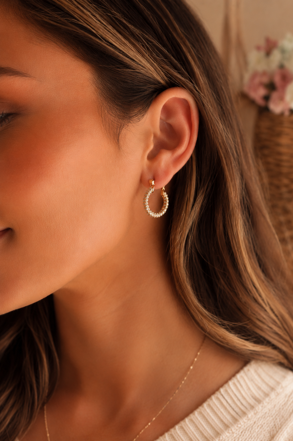 Lizzie Pave Hoops