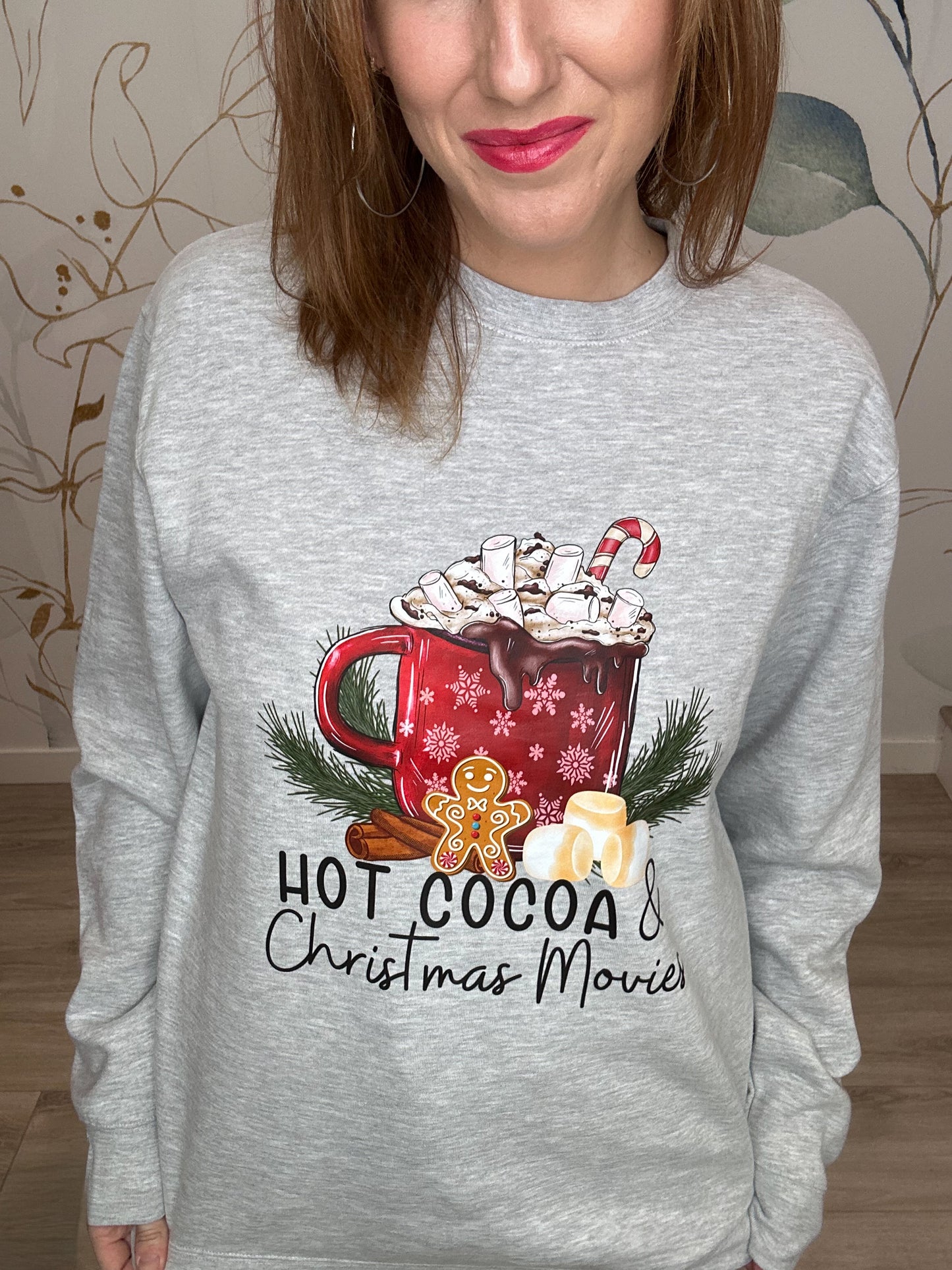 Hot Cocoa & Christmas Movies Sweatshirt