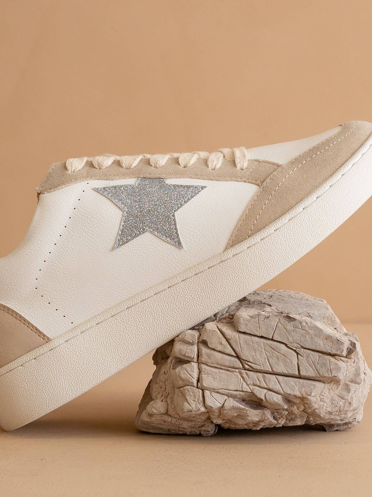 Irene Taupe Star Sneaker
