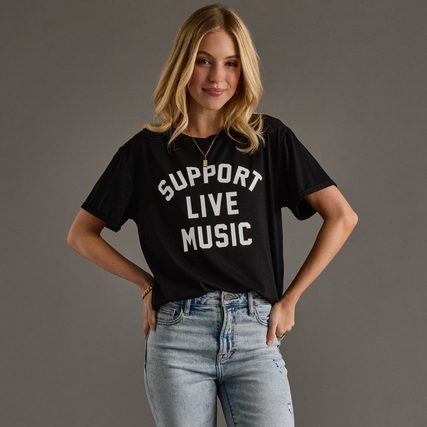 Support Live Music Tee
