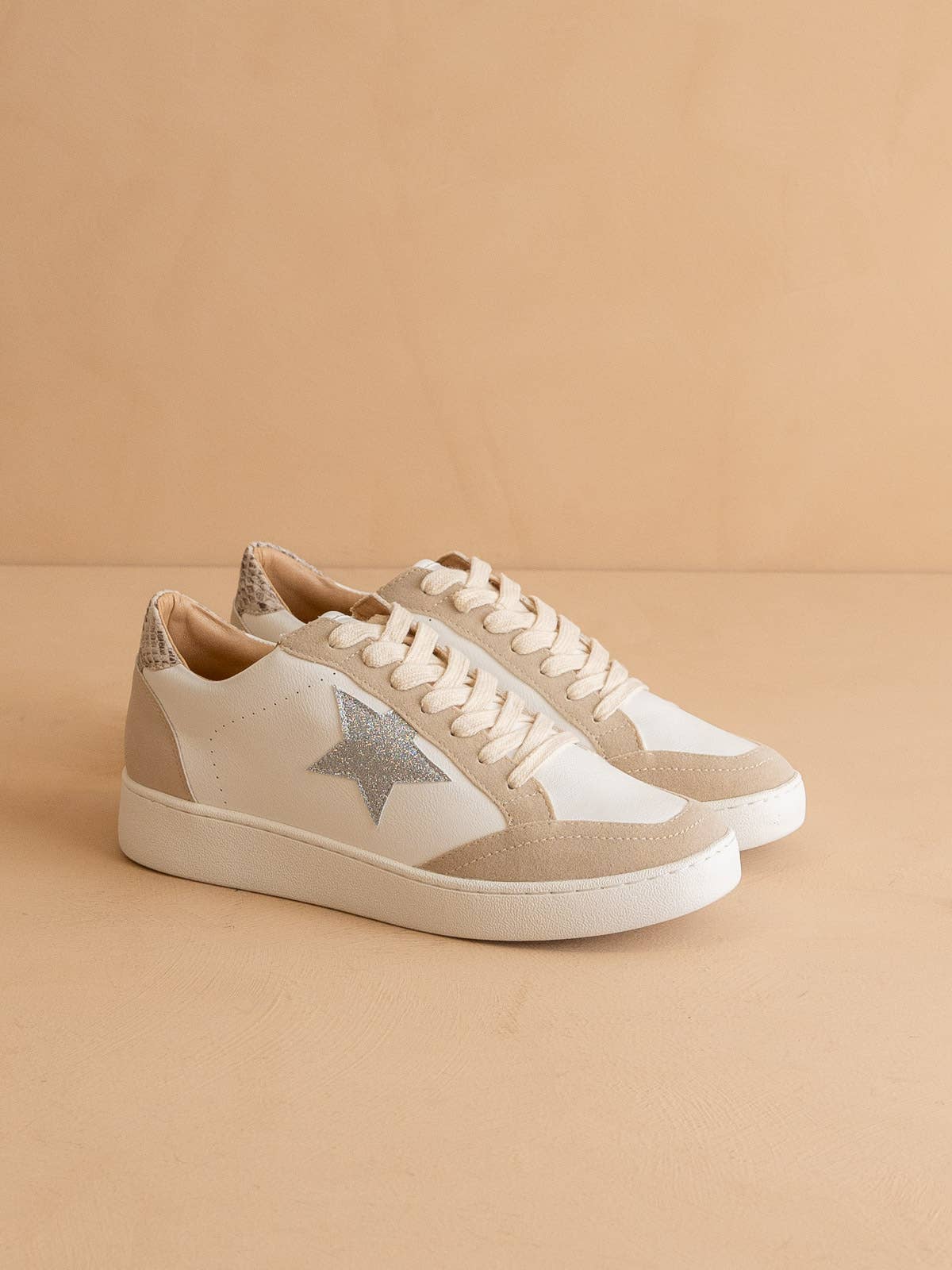 Irene Taupe Star Sneaker