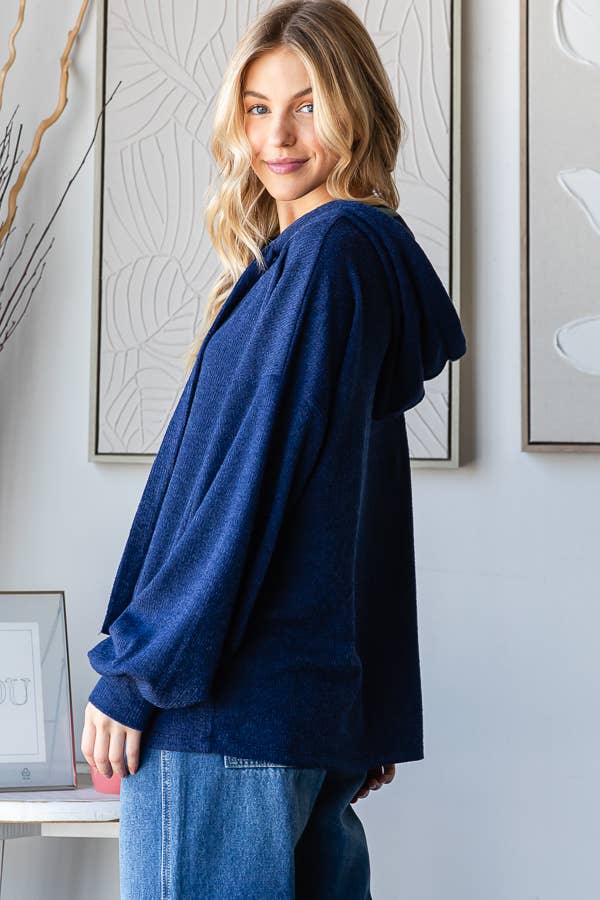 Amazingly Aztec Solid Knot Hoodie