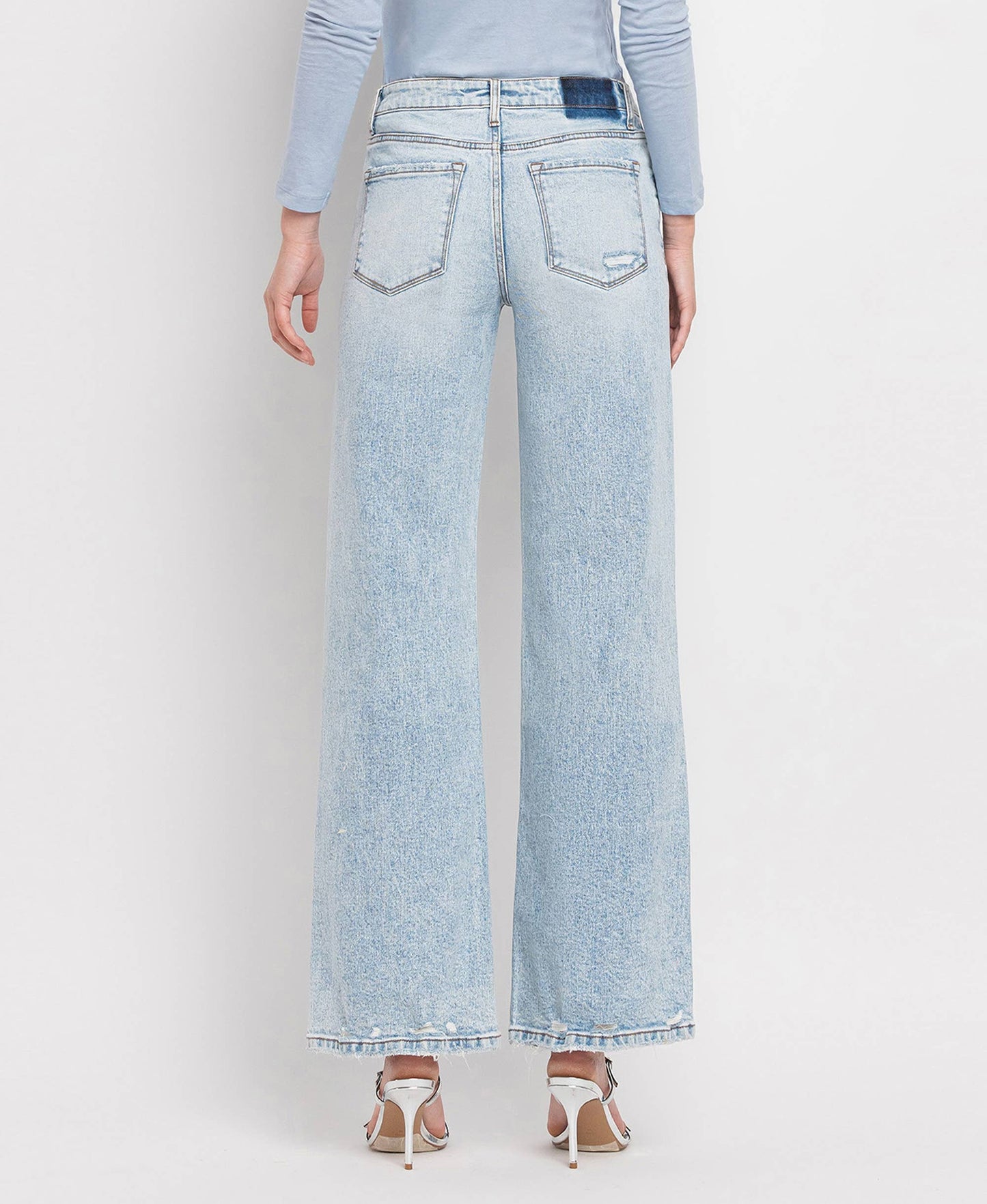 Lovervet Tummy Control High Rise Wide Leg Jeans